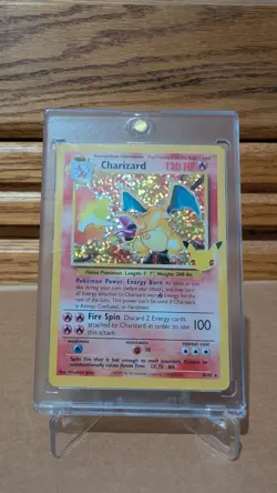 2021 Pokemon SWSH TCG Charizard 4/102 Celebrations Classic Collection Holo Rare - Image 1