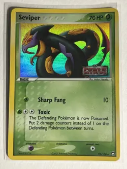 Seviper 23/108 - EX Power Keepers Reverse Holo Stamped Pokemon Card - Image 1