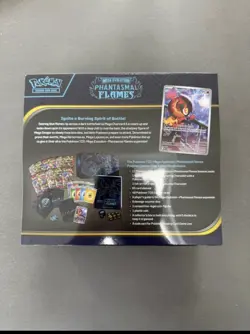 Pokemon TCG Phantasmal Flames Pokemon Center ETB - Sealed + IN HAND - Image 2