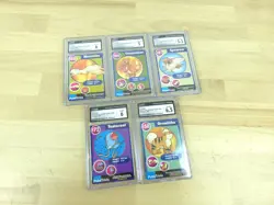 Pokemon BK Burger King 1999 Cards Poketrivia Lot - 5 Cards Graded - Image 1