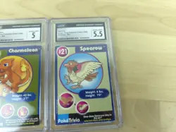 Pokemon BK Burger King 1999 Cards Poketrivia Lot - 5 Cards Graded - Image 3