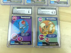 Pokemon BK Burger King 1999 Cards Poketrivia Lot - 5 Cards Graded - Image 4