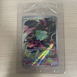 Bulbasaur Mega Evolutions Stamped Promo Card sealed Pokemon TCG - Image 1