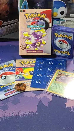 Pokemon TCG Bodyguard Fossil Theme Deck 1999 German Complete in Box Cards NM - Image 5