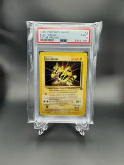 Pokemon TCG Electabuzz 1999 Pokemon Movie Promo #2 Black Star Promo PSA 9 - Image 1