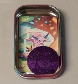 Pokemon TCG: Prismatic Evolutions - 8x Cosmos Promo Cards + Opened Mini Tins - Image 3