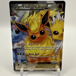 Flareon EX RC28/RC32 Generations, Radiant Collection 2016 Holo Pokemon Card - Image 1