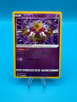 Radiant Alakazam 059/195 - Silver Tempest - Pokemon Card - NM - Image 1