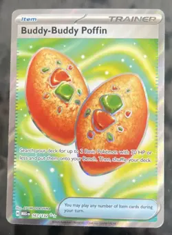 Pokemon Buddy-Buddy Poffin 167/132 Mega Evolution Ultra Rare Pack Fresh 🔥 - Image 1