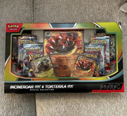 Pokemon Trading Card Game Incineroar ex and Torterra ex Special Collection Box - Image 1