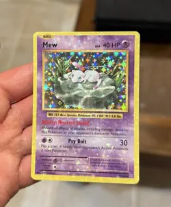 Mew 53/108 ?? HEAVY HOLO BLEED ?? Near Mint Pokemon XY Evolutions - Image 3
