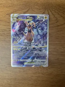 Pokemon TCG Zeraora VSTAR Crown Zenith: Galarian Gallery Holo Card GG43/GG70 - Image 1