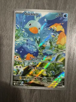 Pokemon TCG Ducklett White Flare Illustration Card 109/086 NM/M Condition - Image 1