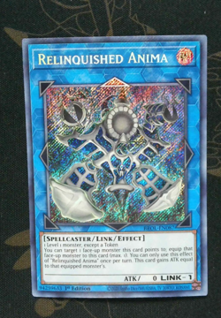 Yugioh! LP Relinquished Anima - BROL-EN087 - Secret Rare - 1st Edition LP - Image 1