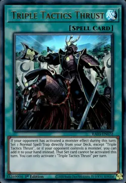 Triple Tactics Thrust - Ultra Rare 1st Edition RA03-EN072 - NM - YuGiOh - Image 1