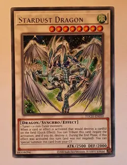 Yugioh Stardust Dragon TOCH-EN050 Rare MINT - Image 1