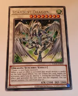 Yugioh Stardust Dragon TOCH-EN050 Rare MINT - Image 2