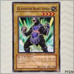 Gladiator Beast Andal - PTDN-EN001 - Common Unlimited Yugioh - Image 1
