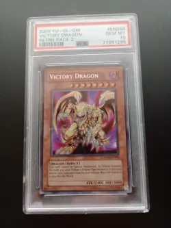 Yugioh Victory Dragon 2009 Secret Rare Retro Pack 2 RP02-EN098 PSA 10 Gem Mint - Image 1