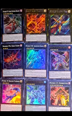 67 Card Yugioh Tcg Ccg Lot All Foil Secret Rare Black Number Cards - Image 2