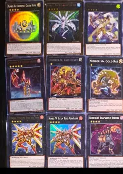 67 Card Yugioh Tcg Ccg Lot All Foil Secret Rare Black Number Cards - Image 5
