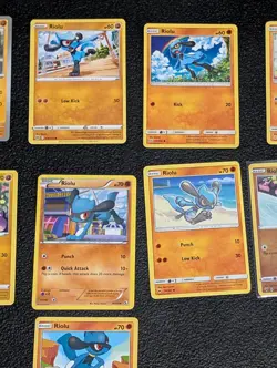 11x Riolu Lot Pokemon Cards Collection Set Deck Building TCG - Image 3