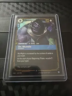 Riftbound Dr. Mundo 109/298 TCG Foil Card League Of Legends - Image 1