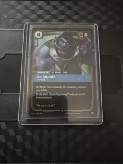 Riftbound Dr. Mundo 109/298 TCG Foil Card League Of Legends - Image 2