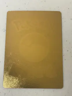 Ash Pikachu EX Gold Foil Fan Art Vinyl Textured Collector Pokemon Card - Image 2