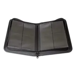 Collector's Series 4 Pocket Zip Trading Card Binder - BLACK - Image 2