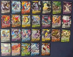 Pokemon Holo V Lot (26 Cards) includes Snorlax, Ho-Oh, Zacian, Toxtricity, etc - Image 1