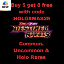 Pokemon TCG Destined Rivals Common/Uncommon/Rare Near Mint Choose Your Cards - Image 1