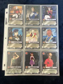Gundam M.S. War TCG Bulk Lot of 91 Cards: Mobile Suit, Pilots, Wing Team Oz Corp - Image 1