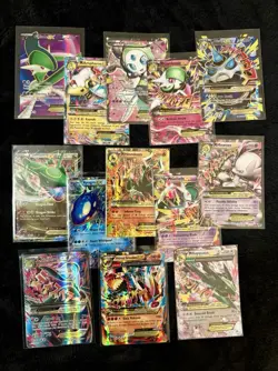 Pokemon TCG Holo Card LOT | XY 2016 Mega Evolution EX Mixed Lot of 13 LP Cards - Image 1