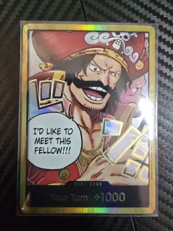 One Piece Gol.D.Roger GOLD DON!! Card (OP-13) English - Image 1