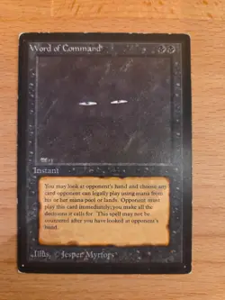 MTG Magic the Gathering - Word of Command - IE International Edition - Image 1