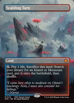 2025 MTG Magic Tarkir: Dragonstorm Special Guest 0112 Scalding Tarn - Image 1