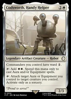 2024 MTG Magic Fallout 0014 Codsworth, Handy Helper - Image 1
