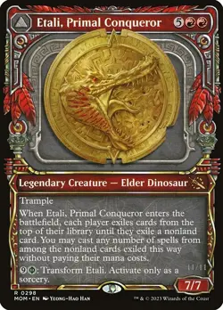 2023 MTG Magic March of the Machine 0298 Etali, Primal Conqueror Showcase - Image 1