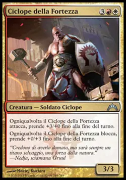 Magic MTG 2X CICLOPE DELLA FORTEZZA - GTC - ITALIANO - Image 1