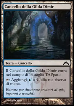 Magic MTG 2X CANCELLO DELLA GILDA DIMIR - GTC - ITALIANO - Image 1