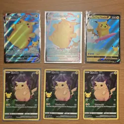 Pokemon Celebrations Pikachu Lot Of 6 - Image 1