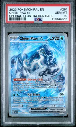 Pokemon Chien-Pao ex 261/193 Paldea Evolved Graded PSA 10 - Image 1