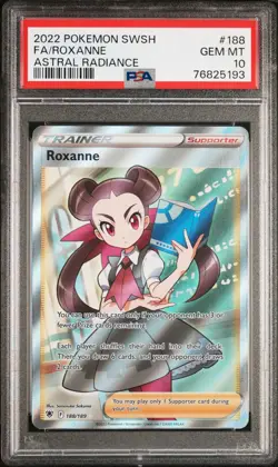 Pokemon Roxanne 188/189 Astral Radiance Graded PSA 10 - Image 1