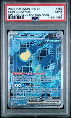 Pokemon Iron Crown EX 158/131 Prismatic Evoluitions Graded PSA 9 - Image 1