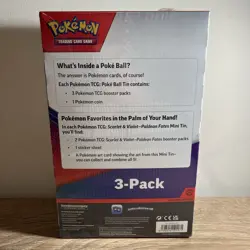 Pokemon TCG Paldean Fates 2 Mini Tins And Pokeball Box Factory Sealed - Image 2
