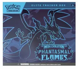 Pokemon Mega Evolution Phantasmal Flames Elite Trainer Box ETB Sealed - Image 1