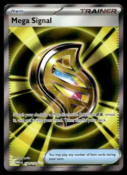 2025 Pokemon Mega Evolutions 171 Mega Signal Near Mint - Image 1