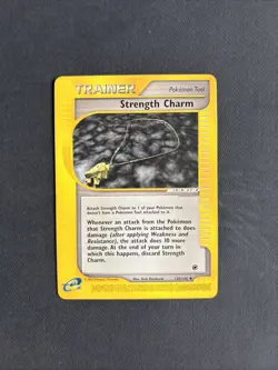 Pokemon TCG Strength Charm Expedition Base Set 150/165 Regular Uncommon Non Holo - Image 1