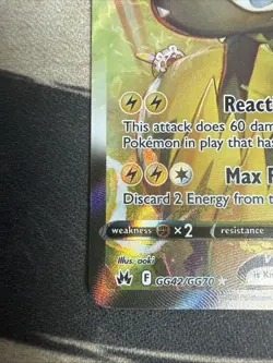 Zeraora VMAX GG42/GG70 Pokemon TCG Crown Zenith Alternative Art Ultra Rare NM - Image 5